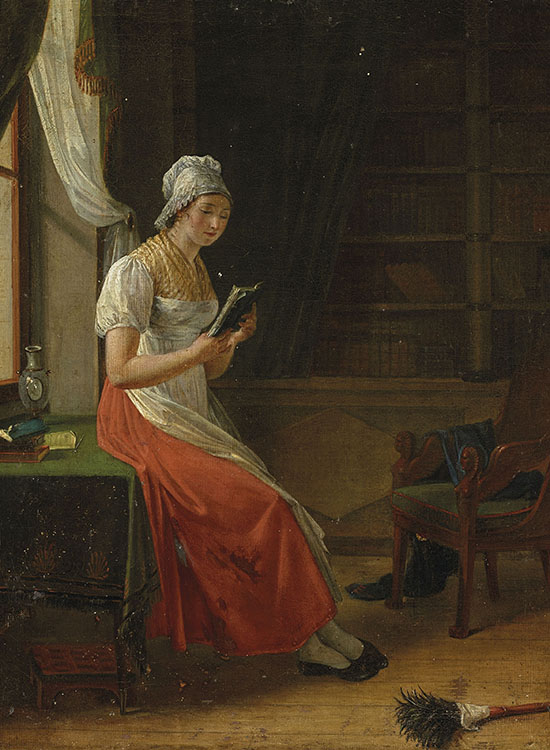 -	Constance Marie Charpentier “La servant parasseuse” 